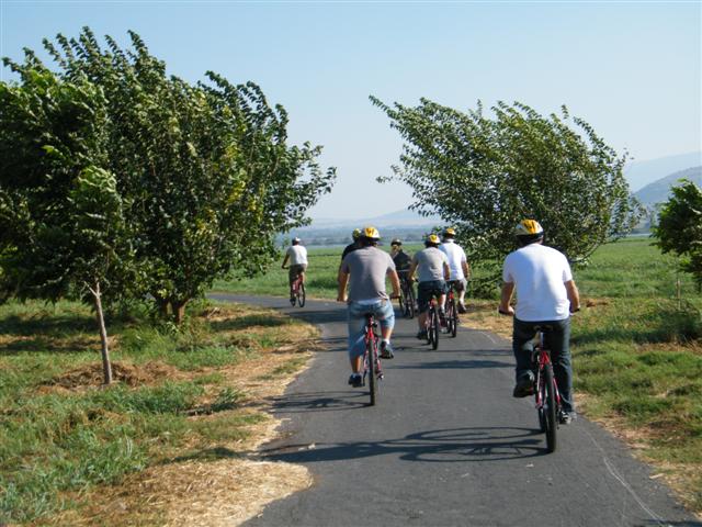 טיול אופניים באגמון החולה